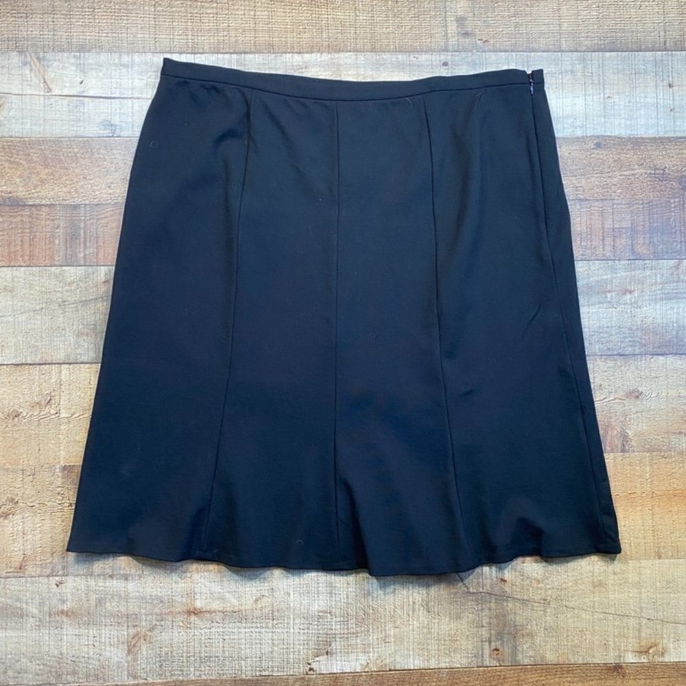 Women's Talbots Woman Knee Length Side Zipper Knit Skirt size 16W